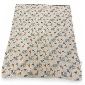 Baby Mode Jungle Blanket Stretchy Swaddle Elephant Giraffe Zebra Lovey Throw